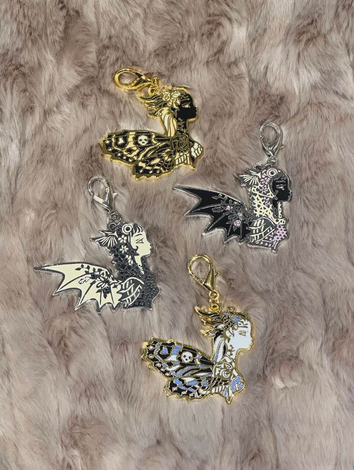 Dragon Knight and Faeries Charm Set