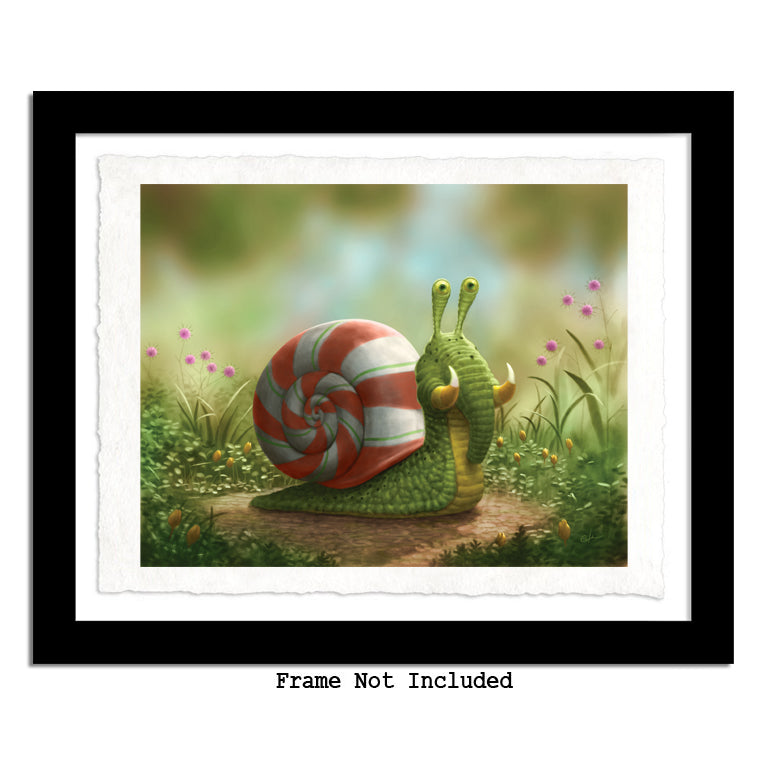 Candy Snail Print