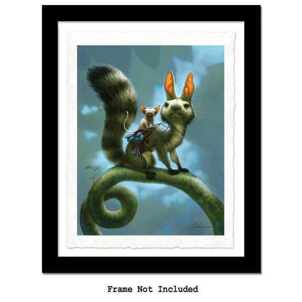 Mushroom Hunter Print