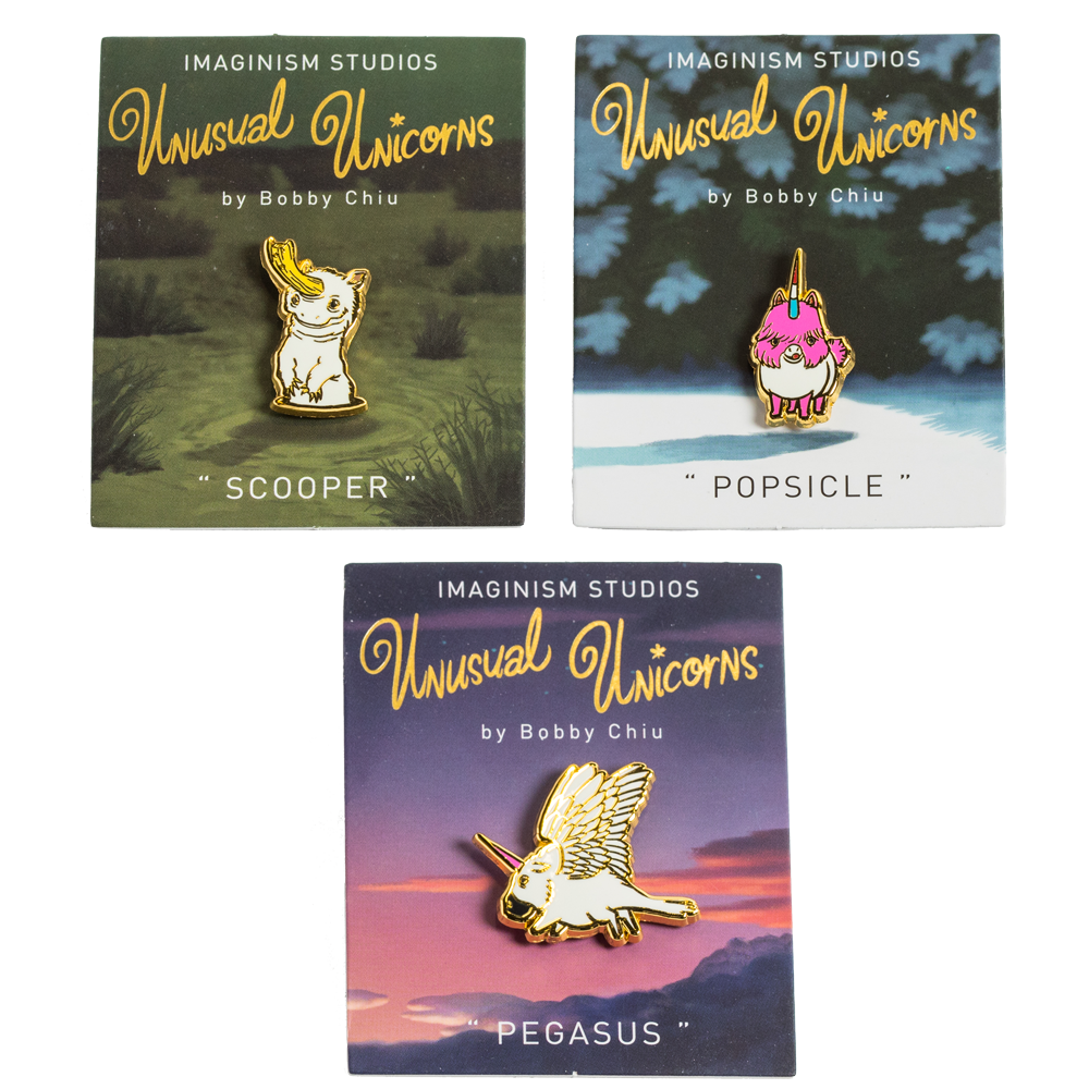 Unusual Unicorns Pin Set